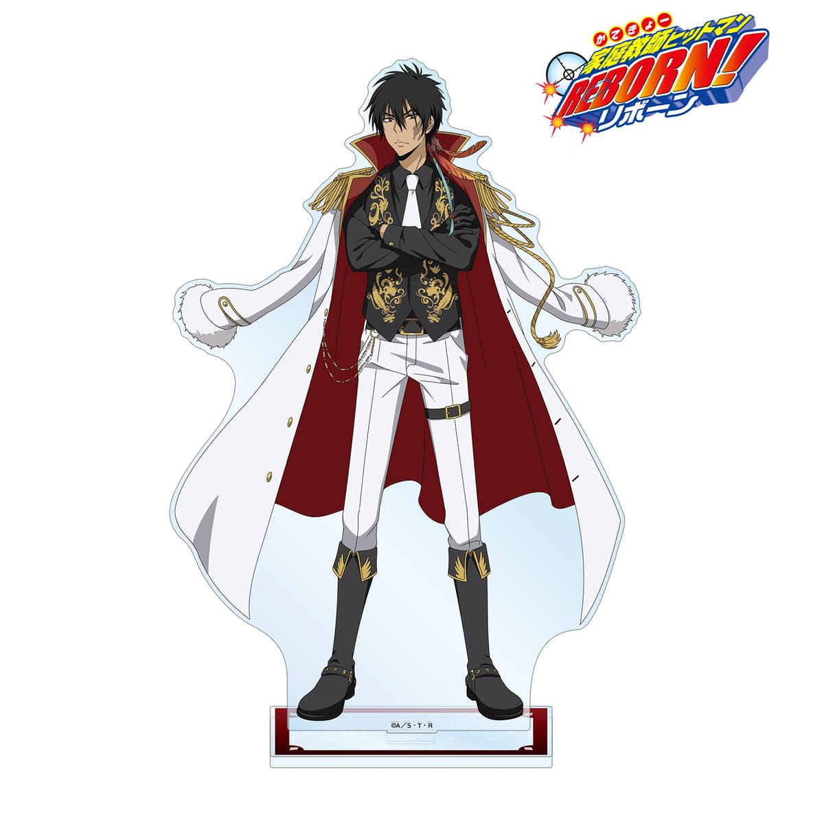 【家庭教師ヒットマンREBORN!】描き下ろし XANXUS（10年後） 白衣装ver. 特大アクリルスタンド