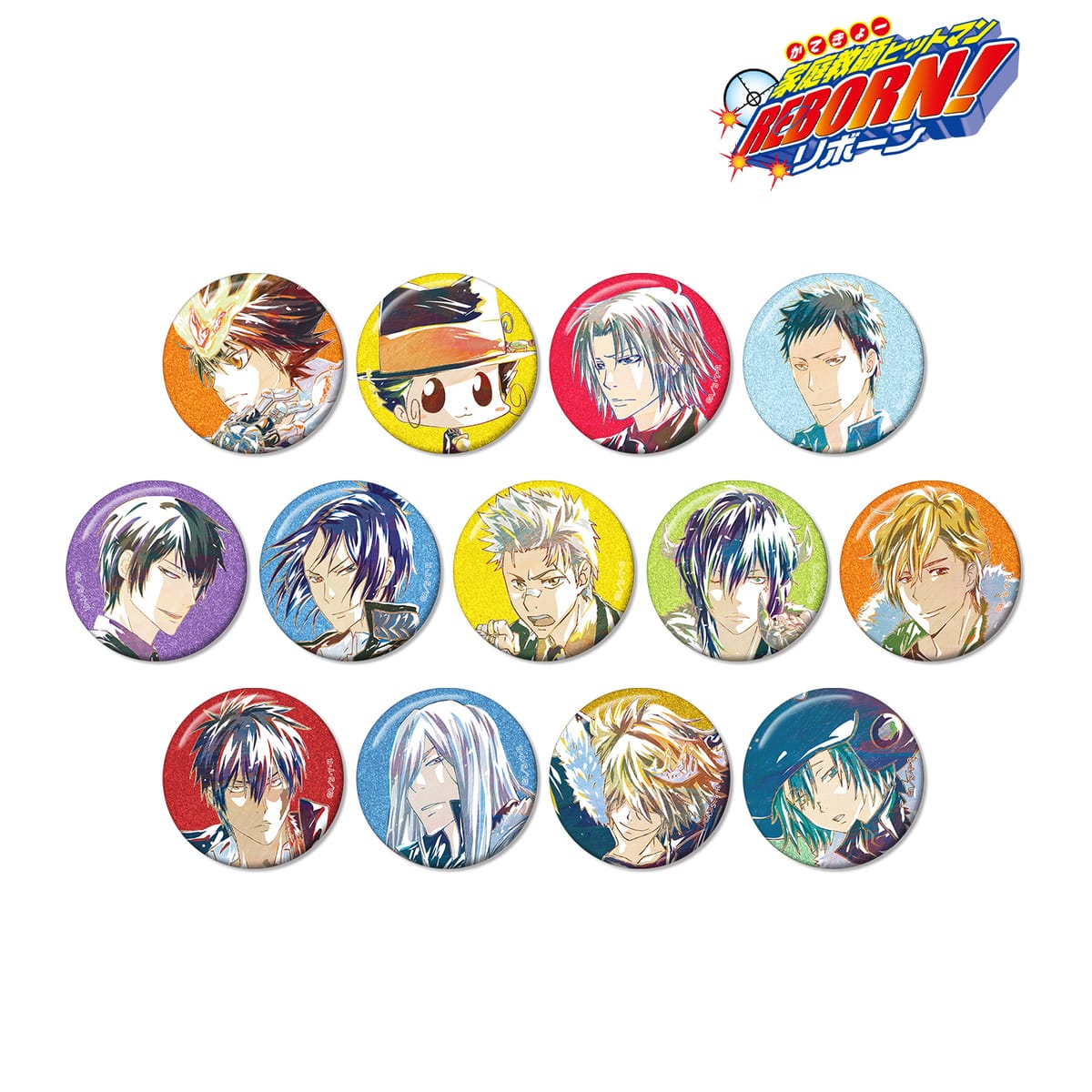 【家庭教師ヒットマンREBORN!】トレーディング Ani-Art 第2弾 グリッター缶バッジ(単位/単品)(全13種)