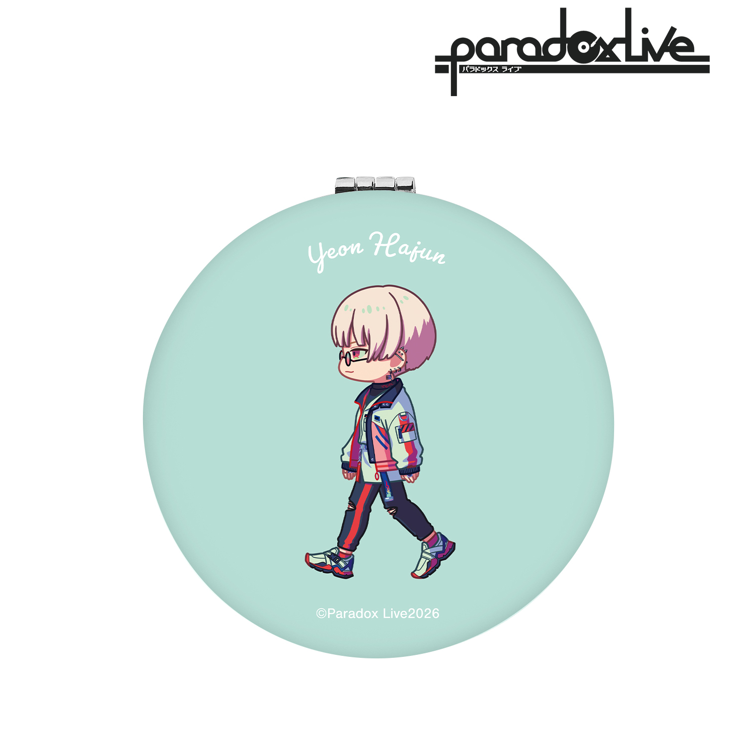 【Paradox Live】燕 夏準 ちびとこ 丸型折りたたみミラー