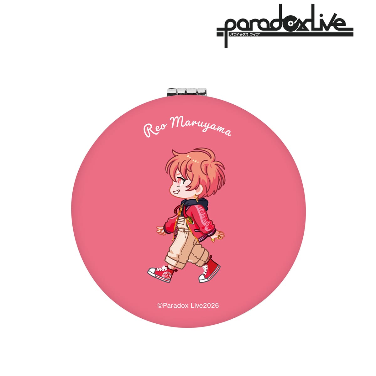 【Paradox Live】円山 玲央 ちびとこ 丸型折りたたみミラー