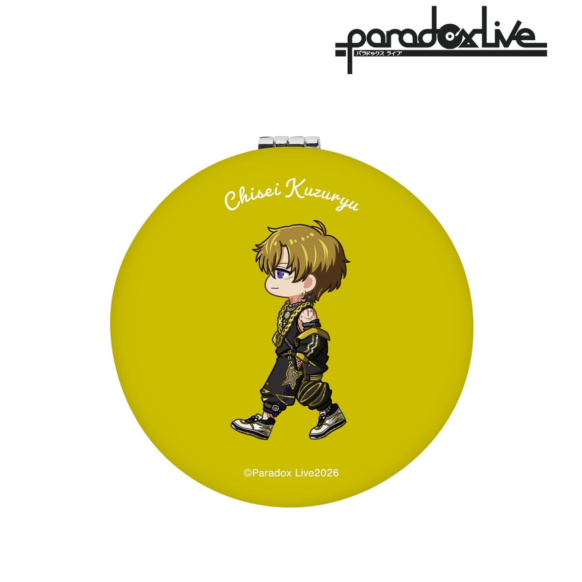 【Paradox Live】九頭竜 智生 ちびとこ 丸型折りたたみミラー