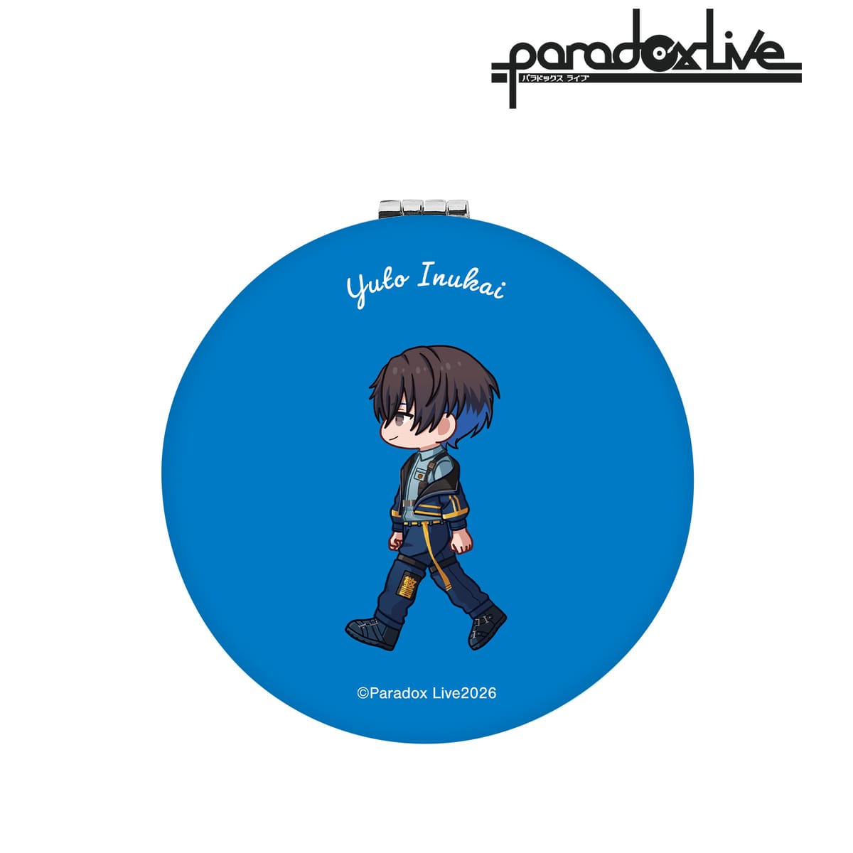 【Paradox Live】犬飼 憂人 ちびとこ 丸型折りたたみミラー