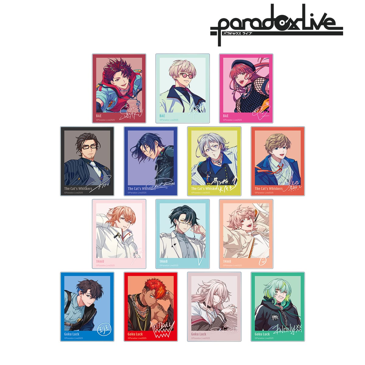 【Paradox Live】Battle of Unity トレーディングアクリルカード ver.A(単位/BOX)(14個入)