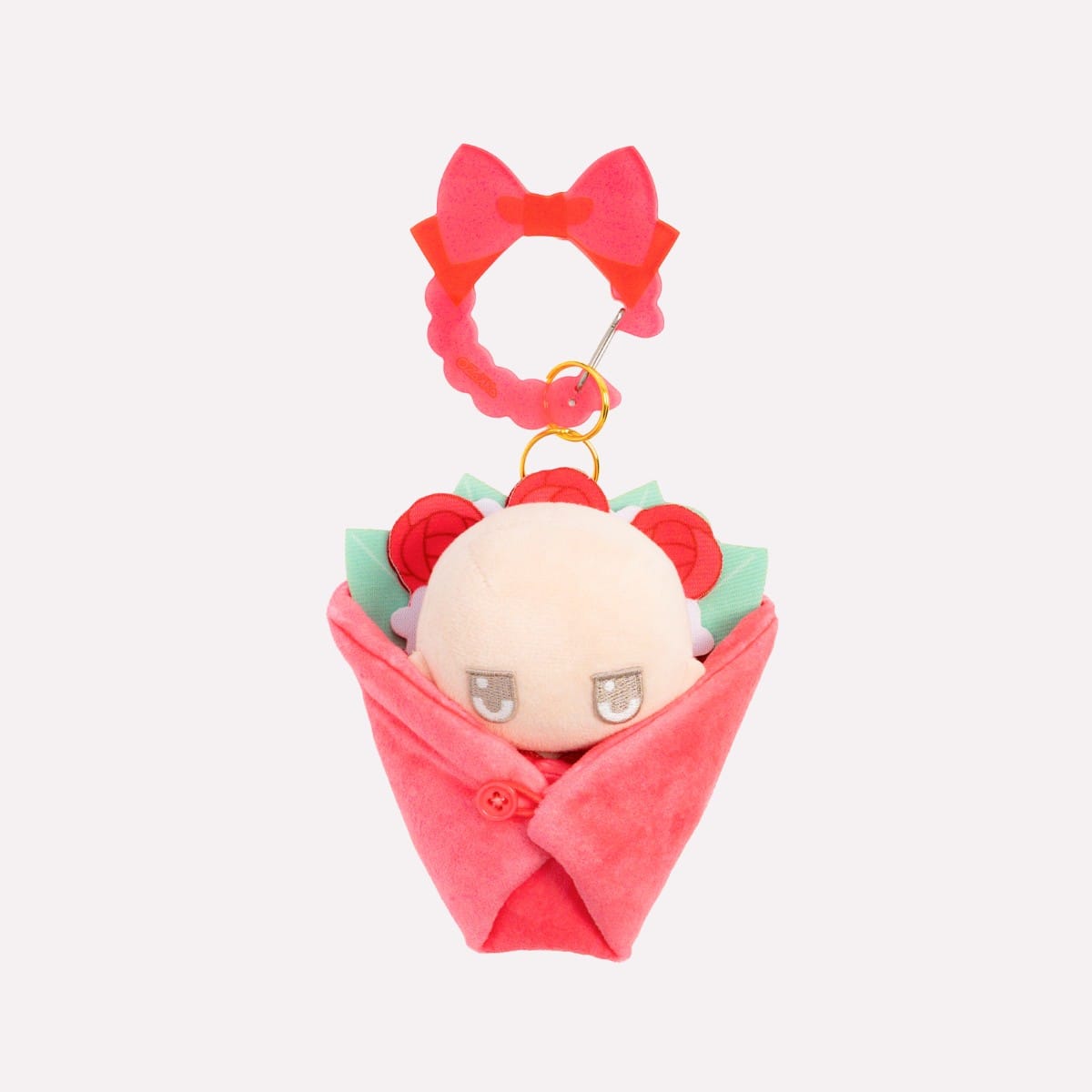 ぬいのおくるみ　ぬいくるみん　ブーケ（レッド）