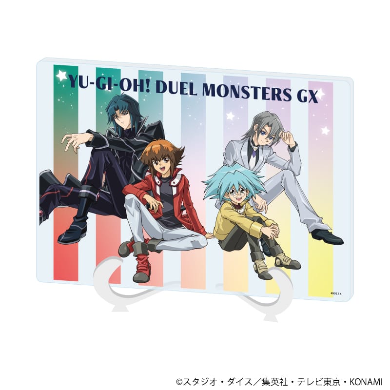 【遊☆戯☆王デュエルモンスターズGX】アクリルアートボード(A5サイズ) 03/集合デザイン(描き下ろしイラスト)