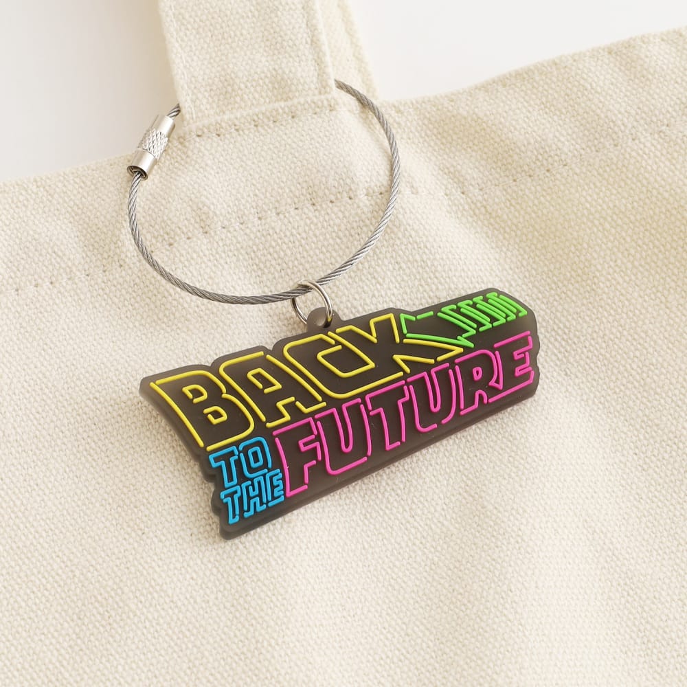 【バック・トゥ・ザ・フューチャー】ラバーキーホルダー（ロゴ）