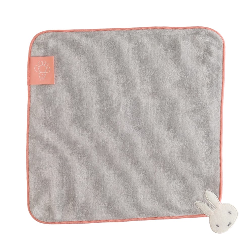 【ミッフィー】タオルハンカチ（gray）