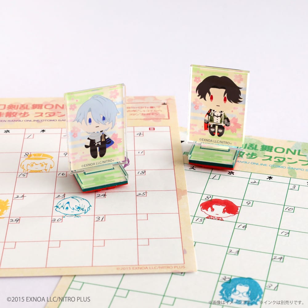 【刀剣乱舞オンライン】トレーディングアクリルフィギュアスタンプ<10>御伴散歩Vol.3《BOX》