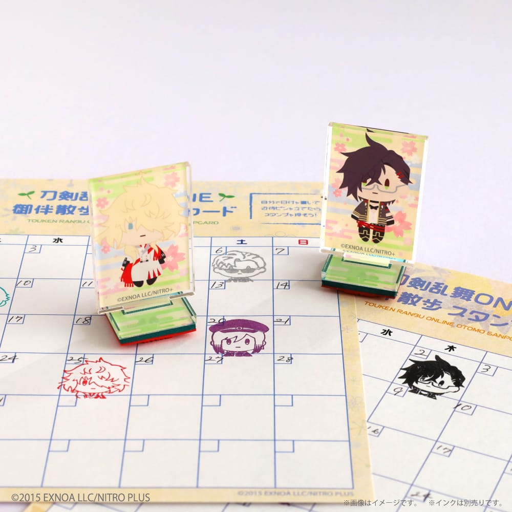 【刀剣乱舞オンライン】トレーディングアクリルフィギュアスタンプ 御伴散歩Vol.4《単品》