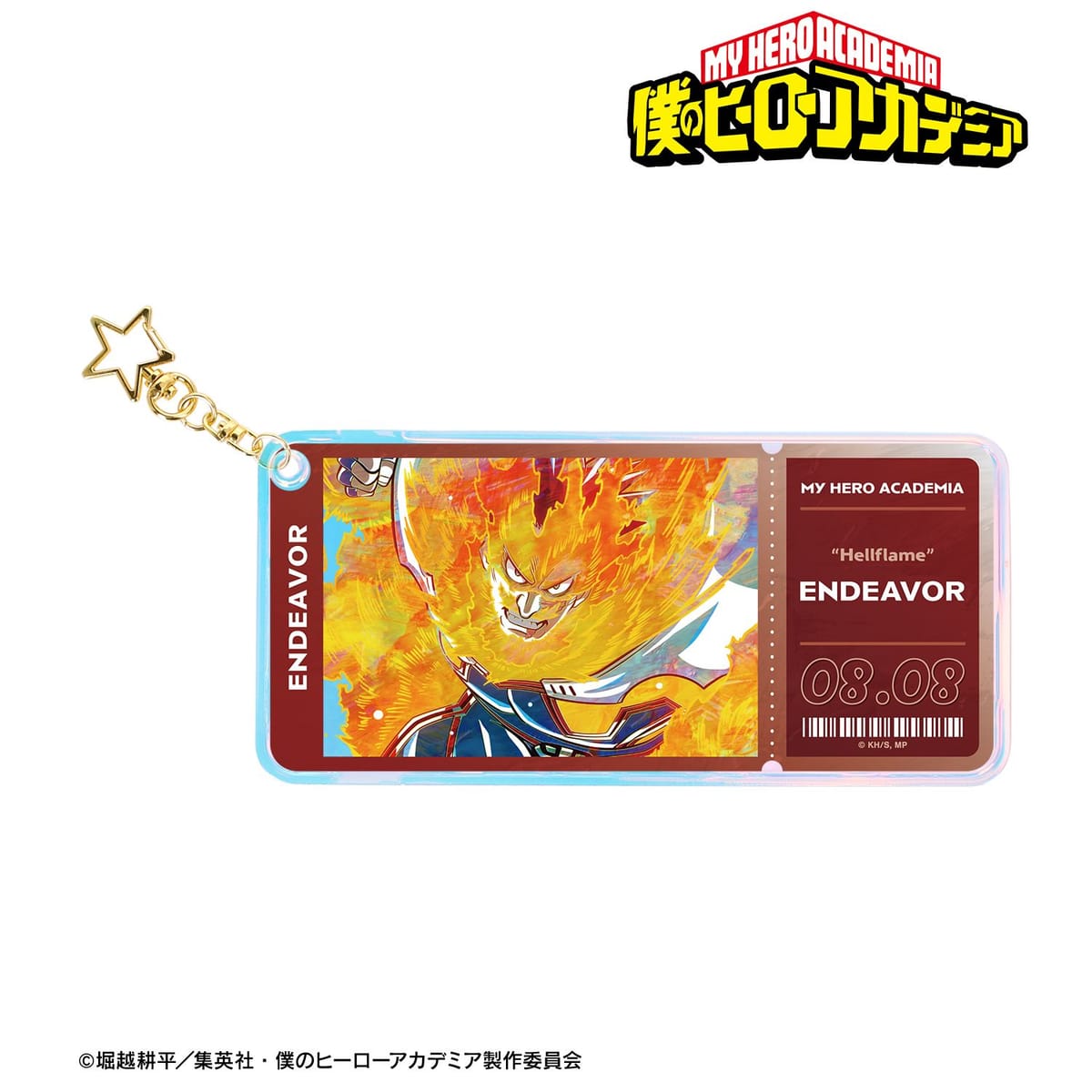 【僕のヒーローアカデミア】エンデヴァー Ani-Art 第8弾 オーロラチケットホルダー
