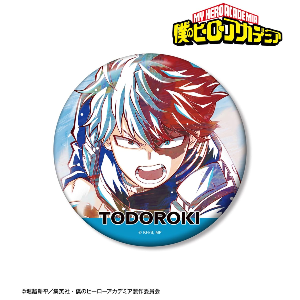 【僕のヒーローアカデミア】轟焦凍 Ani-Art 第8弾 100mm缶バッジ