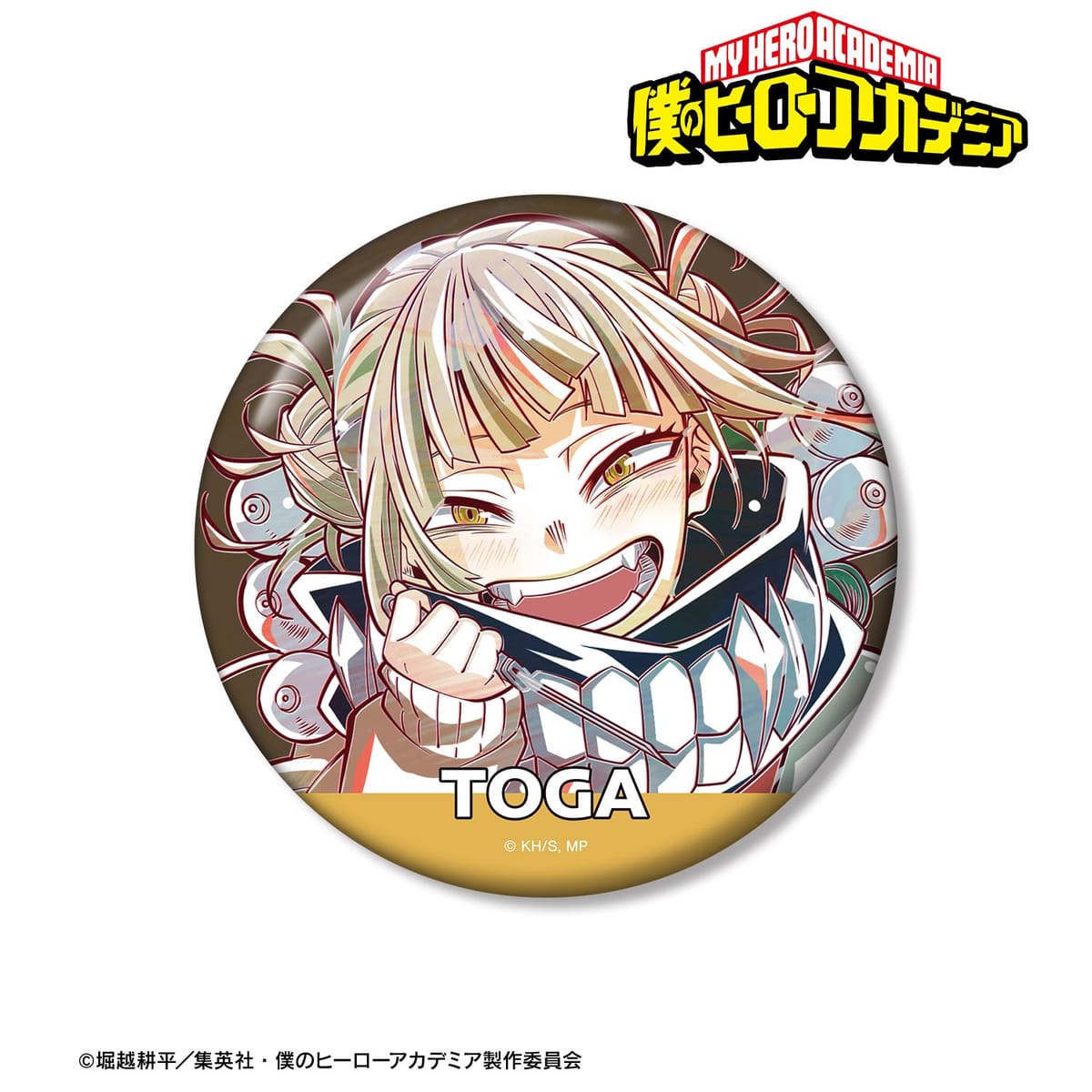 【僕のヒーローアカデミア】トガヒミコ Ani-Art 第8弾 100mm缶バッジ