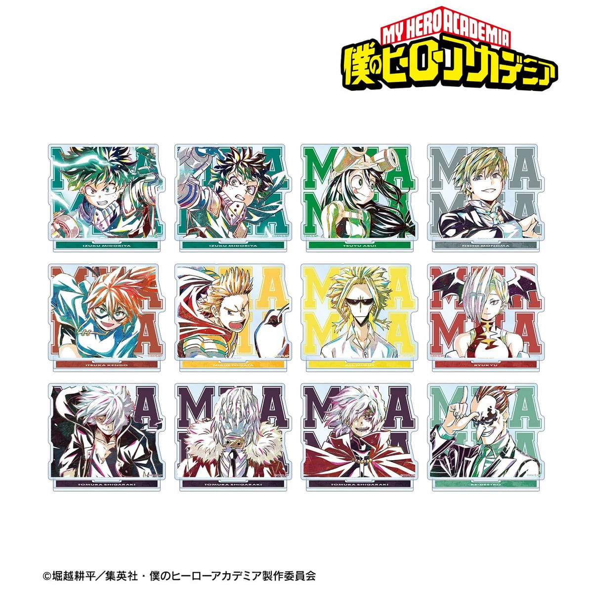 【僕のヒーローアカデミア】トレーディング Ani-Art 第6弾 アクリルスタンド ver.A(単位/単品)(全12種)