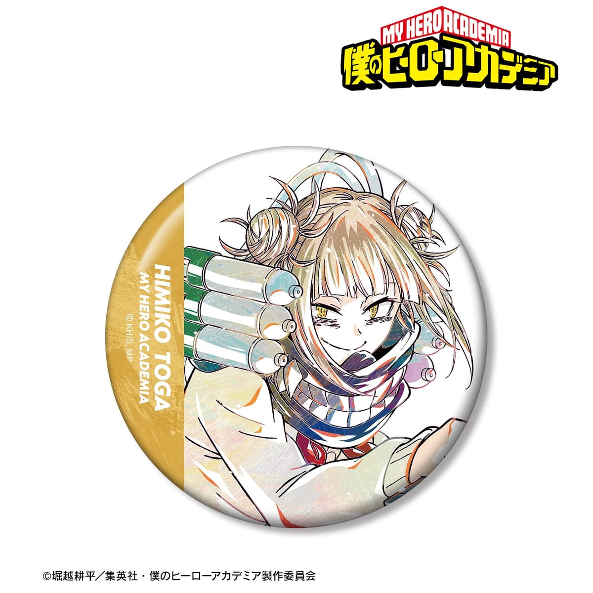【僕のヒーローアカデミア】トガヒミコ Ani-Art 第5弾 100mm缶バッジ