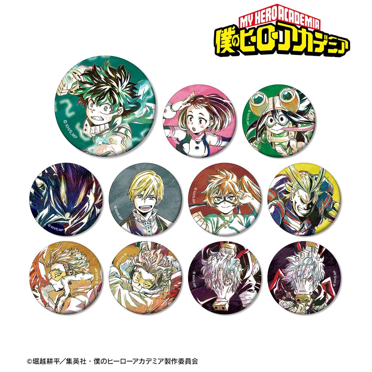 【僕のヒーローアカデミア】トレーディング Ani-Art 第5弾 マット缶バッジ ver.A(単位/BOX)(11個入)