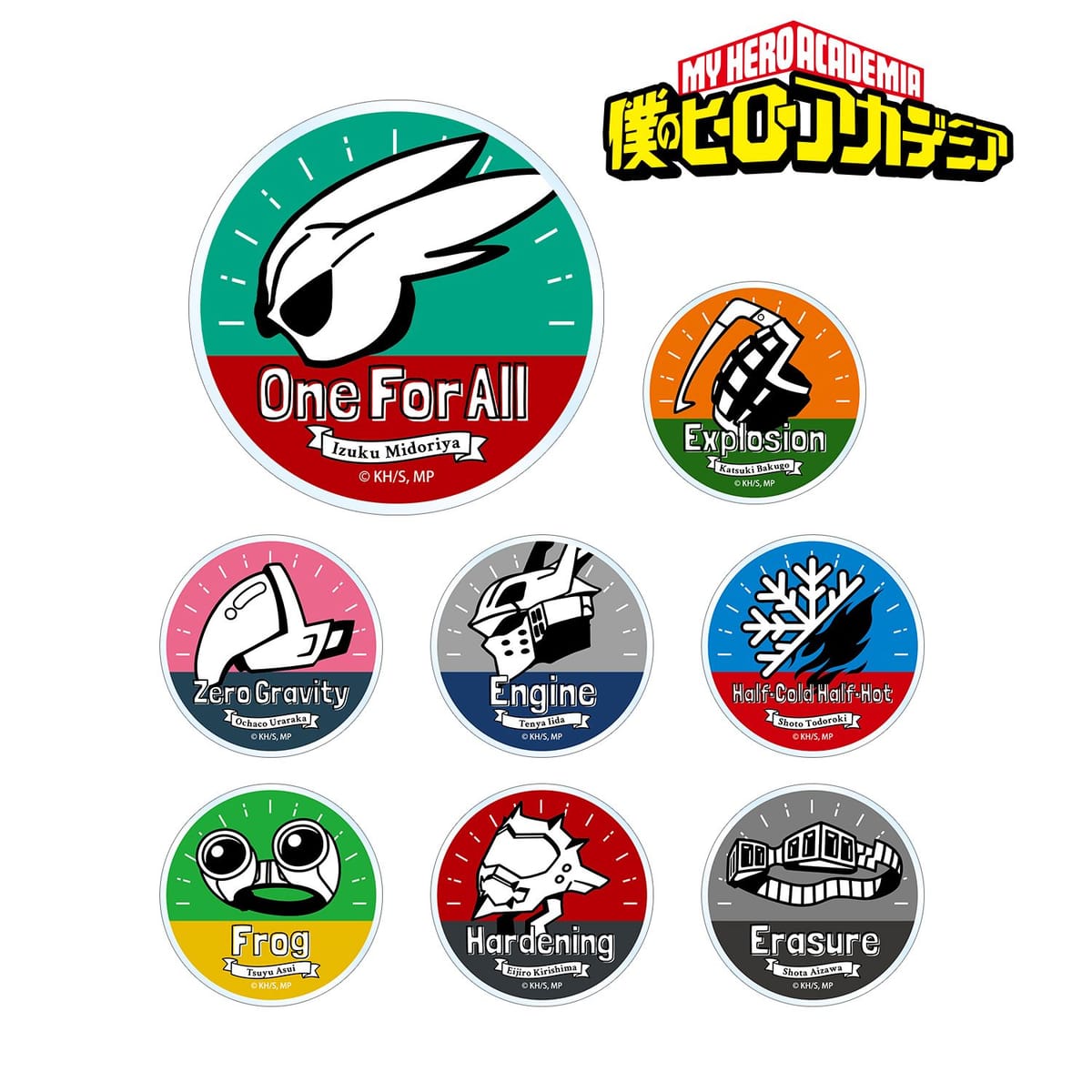 【僕のヒーローアカデミア】トレーディングアクリルマグネット(単位/単品)(全8種)