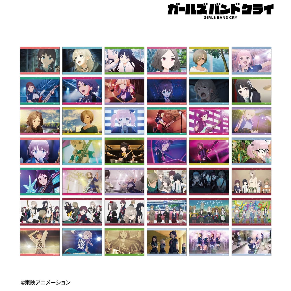 【ガールズバンドクライ】トレーディング場面写ブロマイド3枚セット(単位/BOX)(14個入)