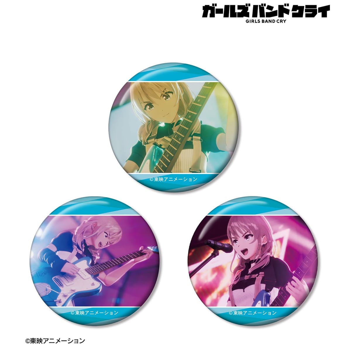 【ガールズバンドクライ】河原木 桃香 場面写缶バッジ3個セット