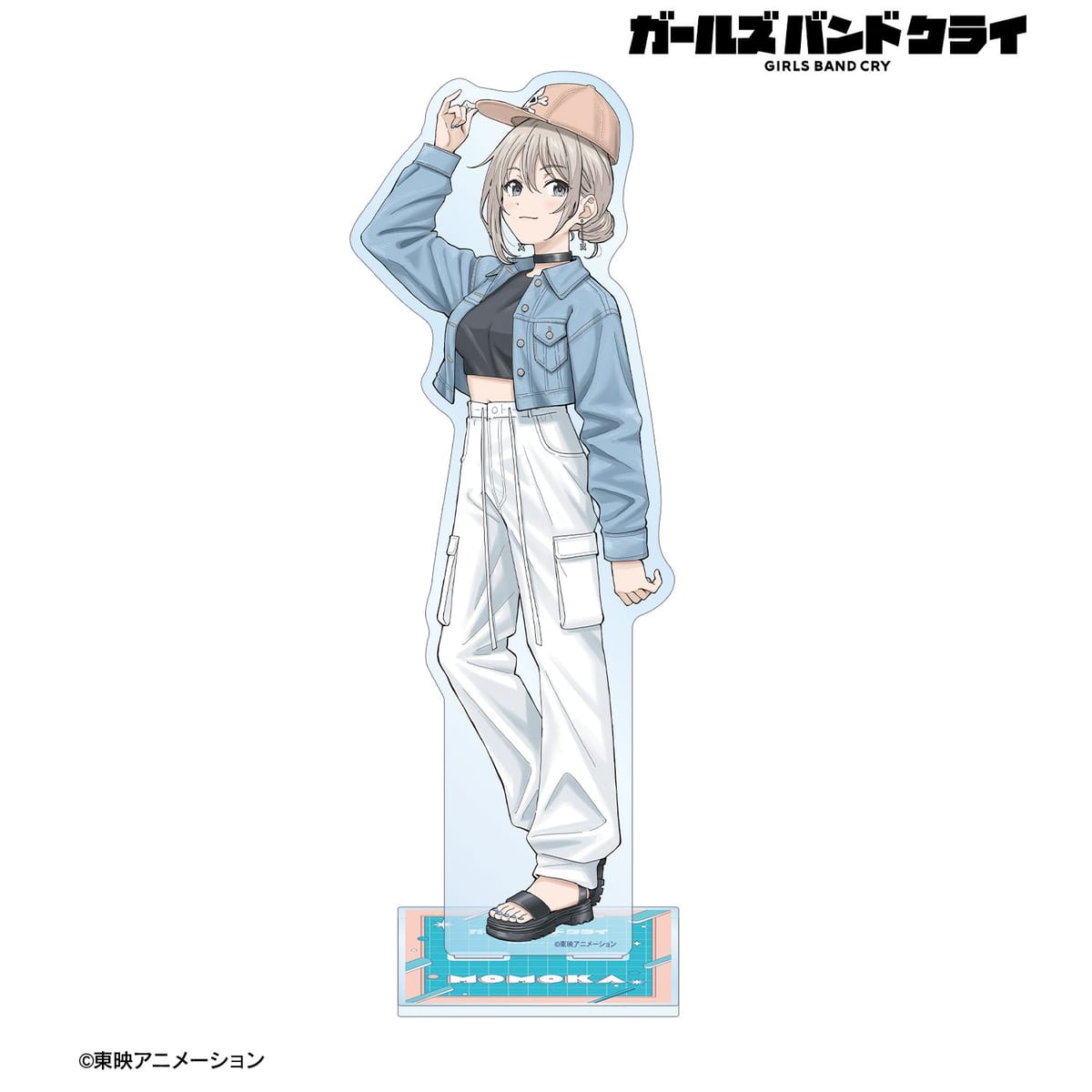 【ガールズバンドクライ】描き下ろし 河原木 桃香 私服ver. 特大アクリルスタンド