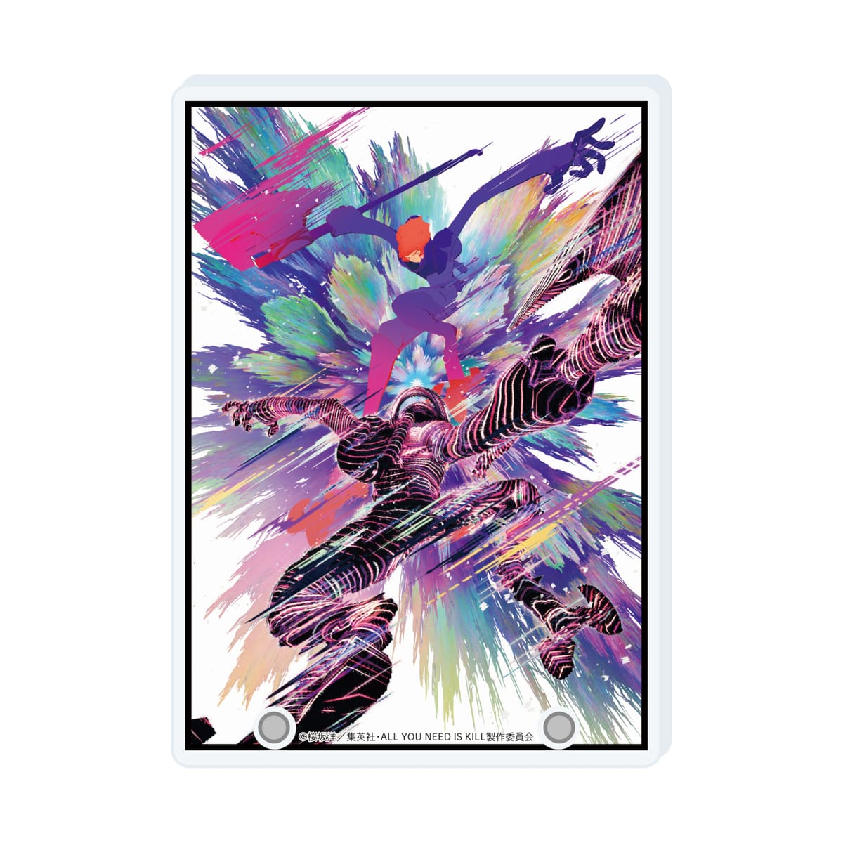 【ALL YOU NEED IS KILL】　ミニアクリルプレート　キービジュアル