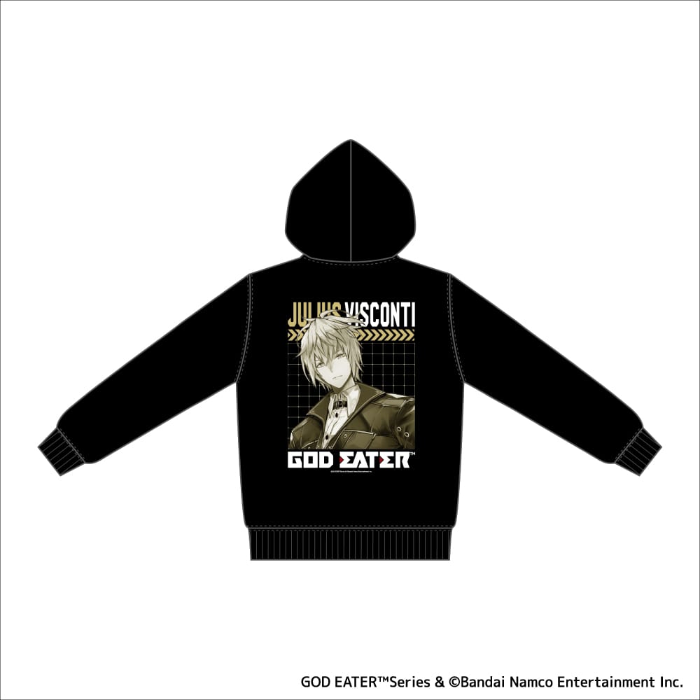 【GOD EATER】 パーカー BK ジュリウス・ヴィスコンティ M
