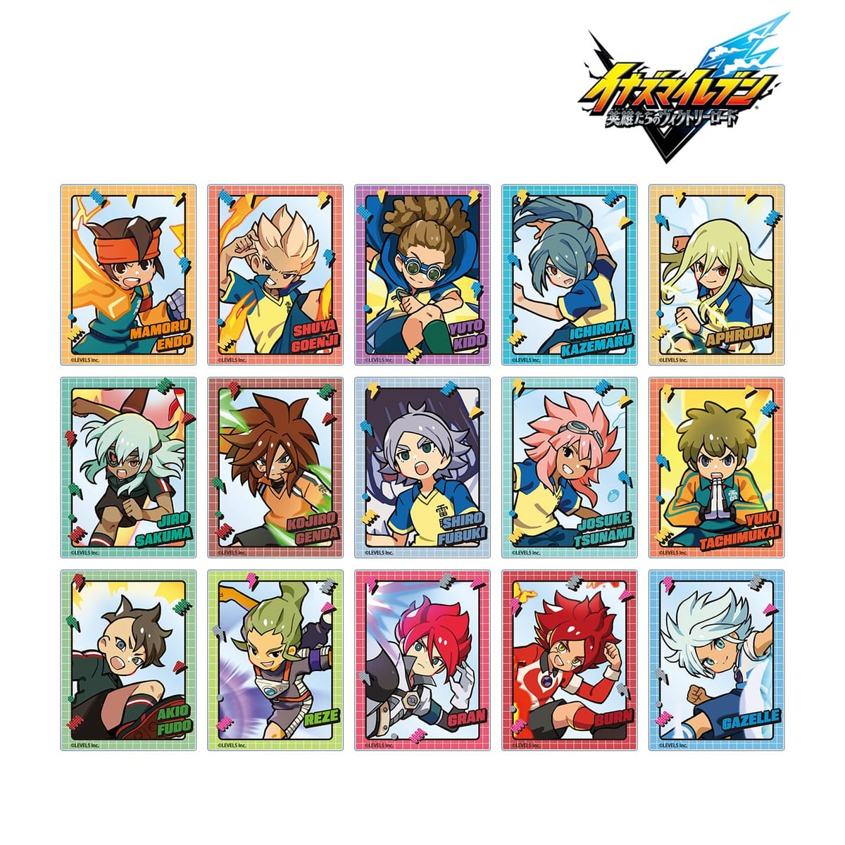 【イナズマイレブン 英雄たちのヴィクトリーロード】イナズマイレブン 英雄たちのヴィクトリーロード 必殺技ver. トレーディングアクリルカード(単位/単品)(全15種)