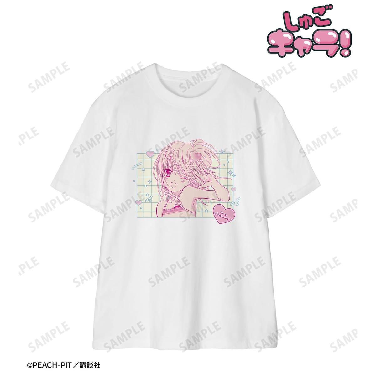 【しゅごキャラ！】日奈森 あむ 原作コマTeeユニセックス(サイズ/L)