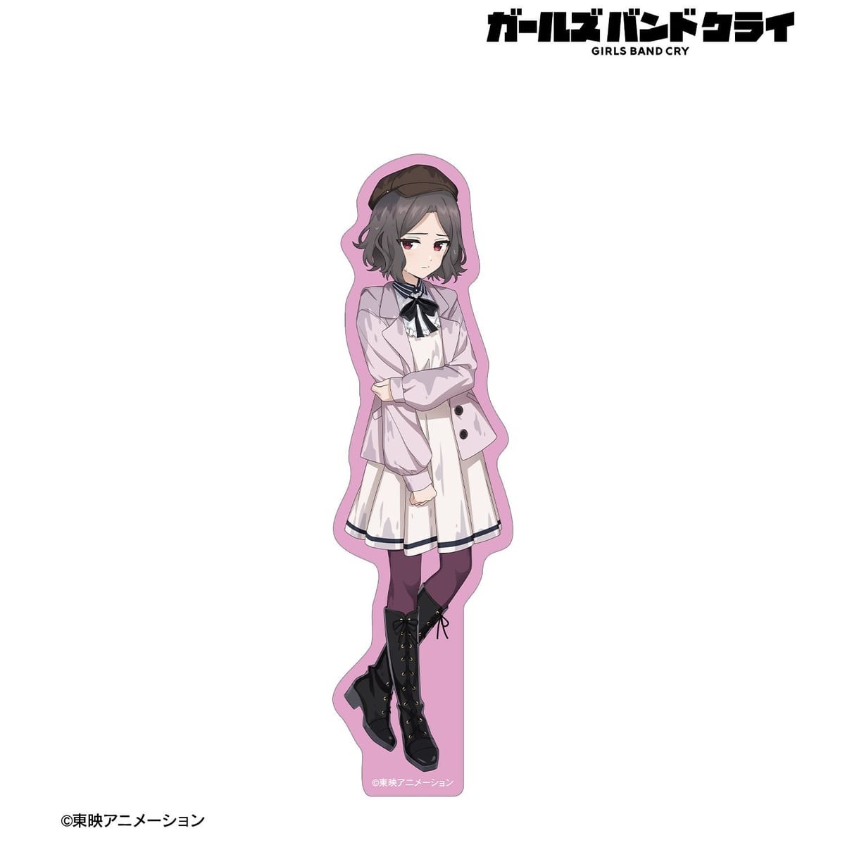 【ガールズバンドクライ】描き下ろし 海老塚 智 In the rain ver. ダイカットステッカー