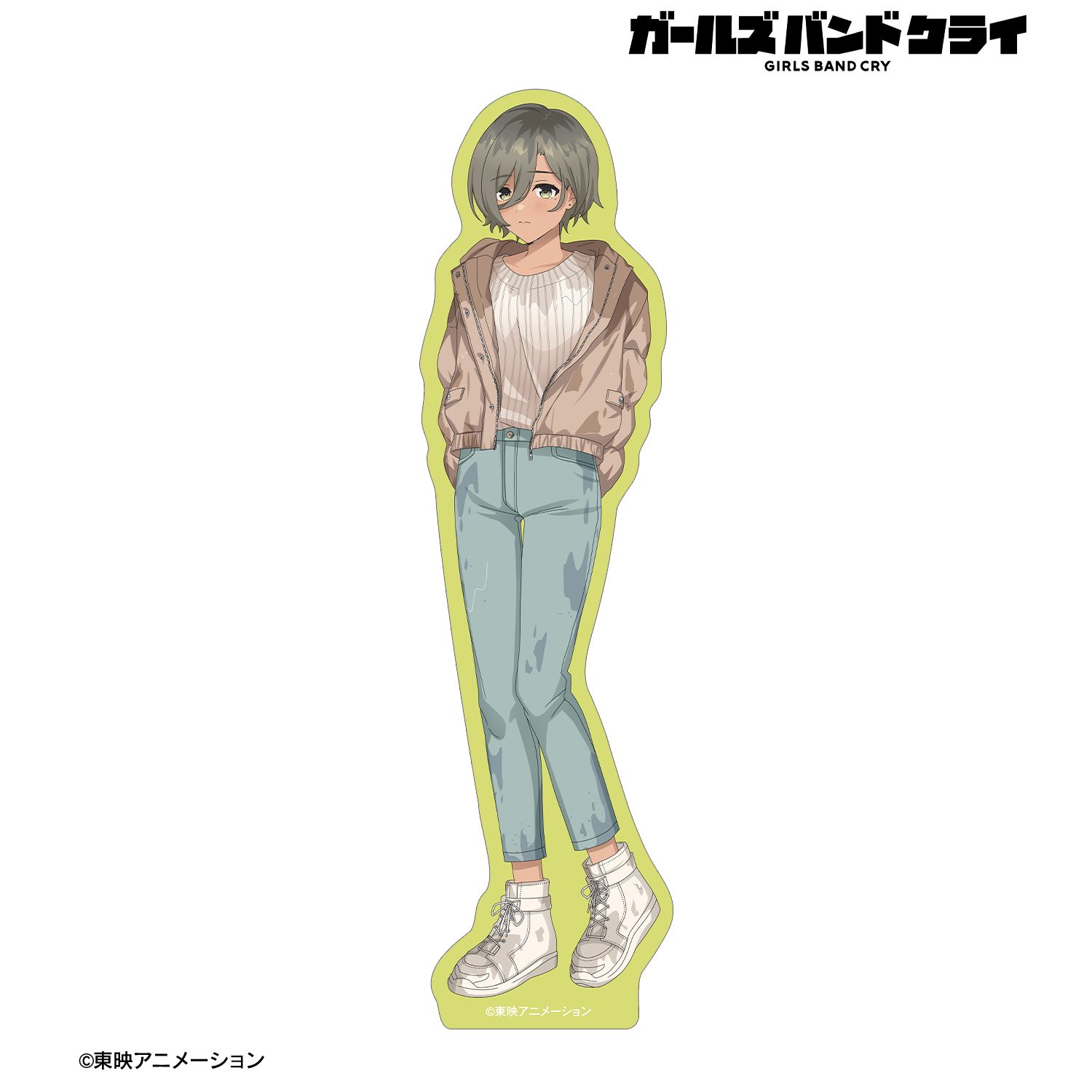 【ガールズバンドクライ】描き下ろし ルパ In the rain ver. ダイカットステッカー