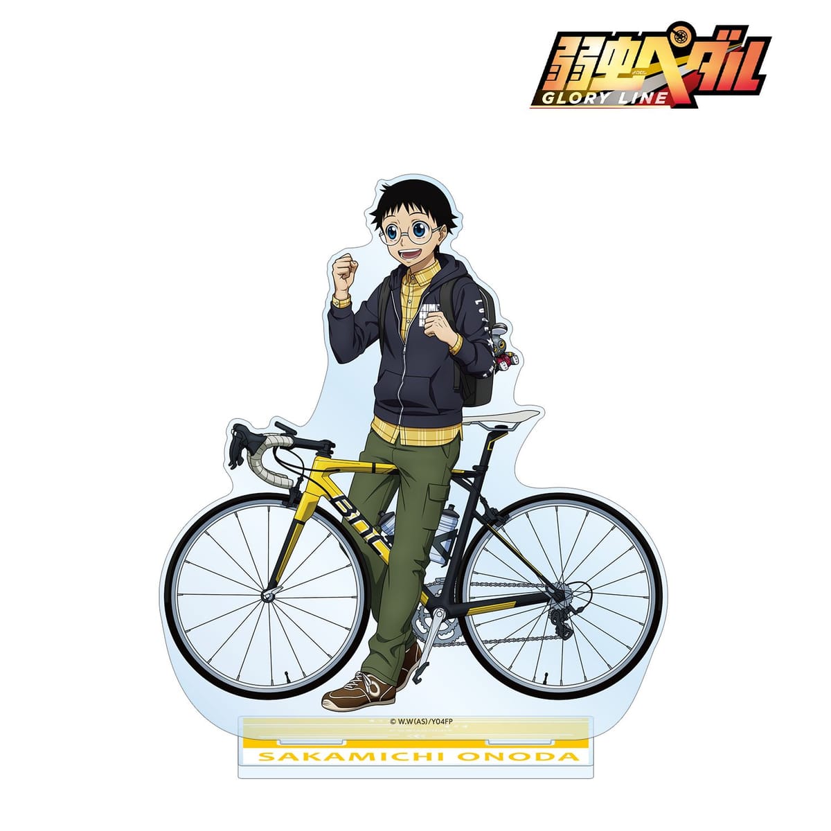 【弱虫ペダル GLORY LINE】描き下ろし 小野田 坂道 アウトドアver. 特大アクリルスタンド