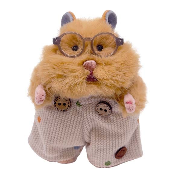 【はむにぎり】サロペットセット　ベージュドット