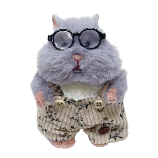 【はむにぎり】サロペットセット　ベージュフラワー