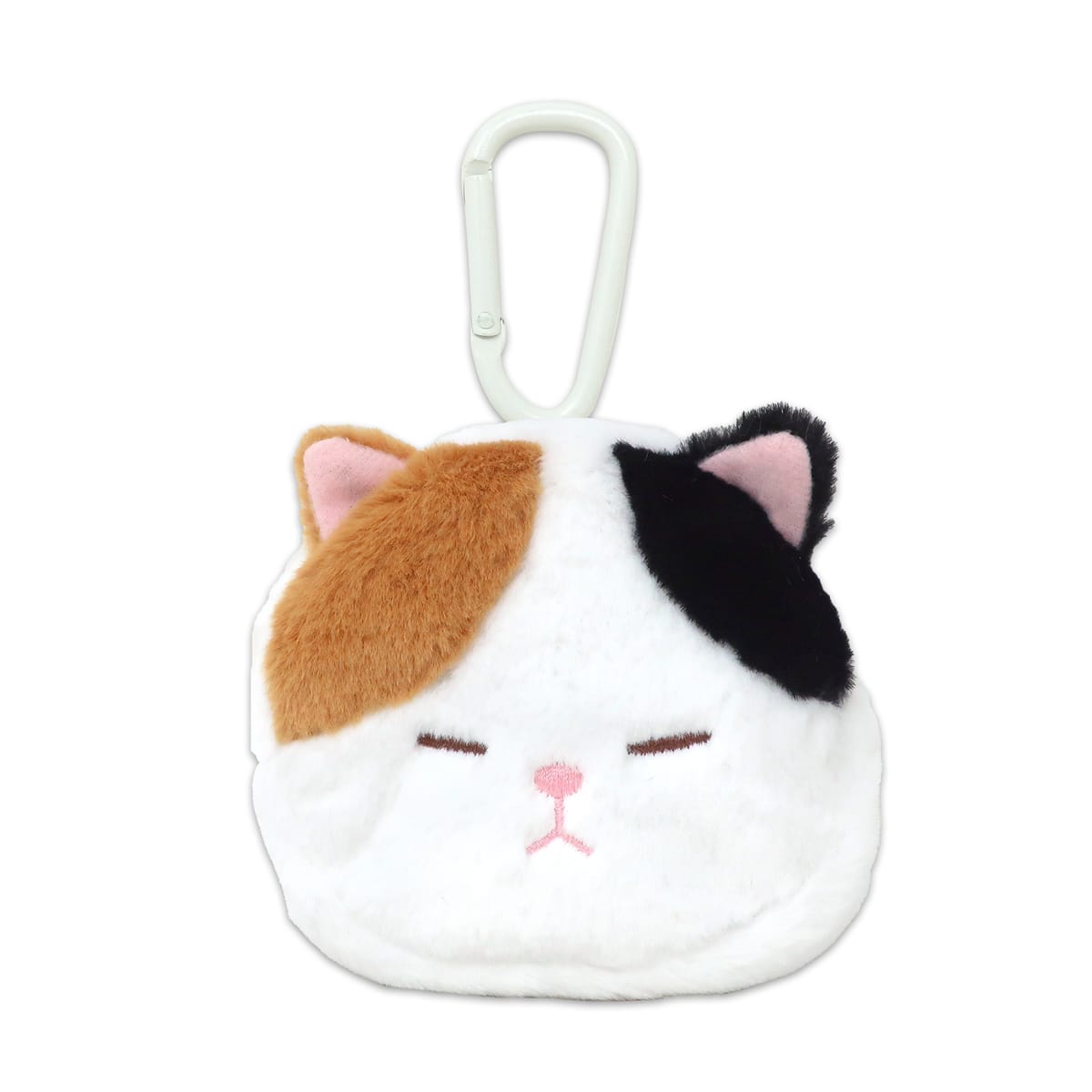 【ぼうみたいなねこ】カラビナ付きミニポーチ　みけぼう