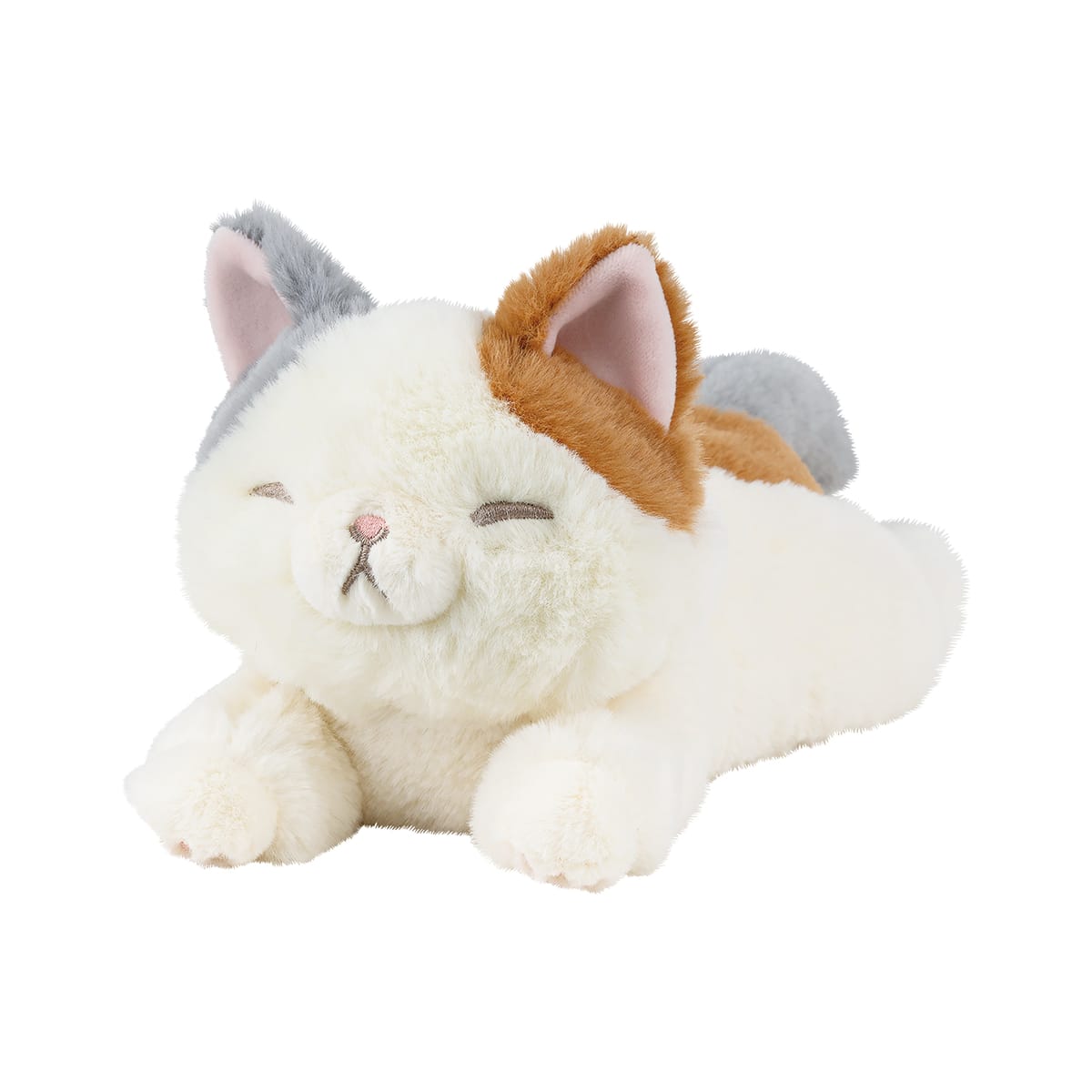 【くたっとびより】ミニクッション　ミケネコ