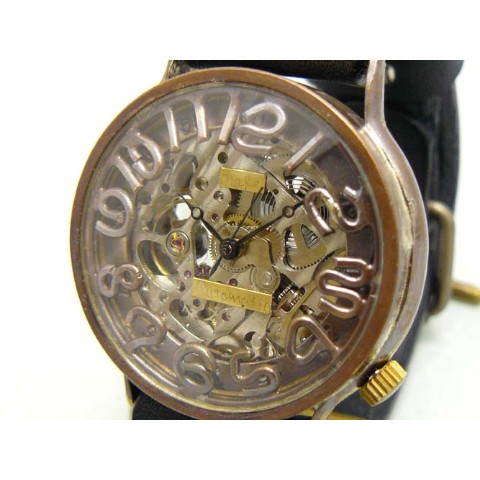 【手作り腕時計】BAM022 自動巻きBrass【完全受注生産】