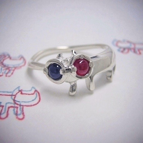 【llllllooo】３Ｄ眼鏡をかけたステネコくん（9号）【受注生産】