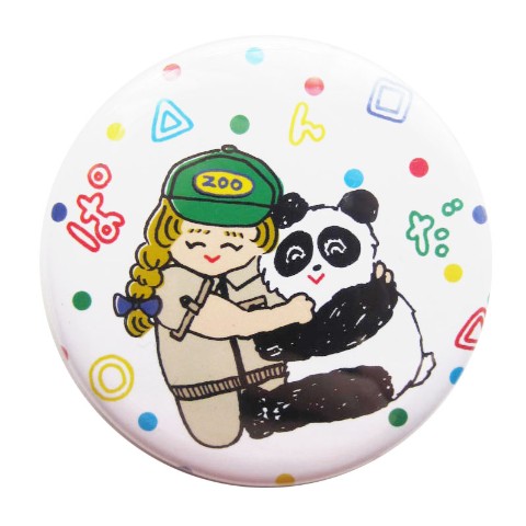 【りかちゃん】ぱんだ缶バッチ