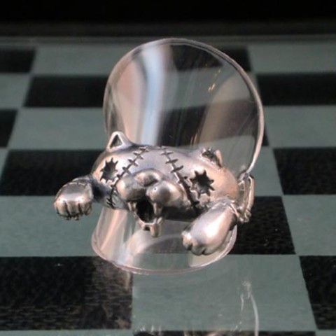 【1.69[one.rock]】【2.69[ニャン ロック]】【リング】Zombienya（13号）