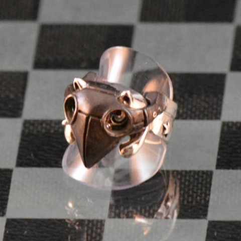 【1.69[one.rock]】【2.69[ニャン ロック]】【リング】Plague Doctor Mask（17号）