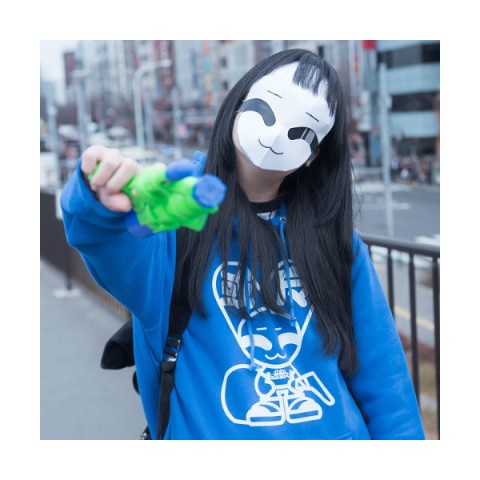 【少年コンピューター】アルマパーカー【TOKIYA】Blue S