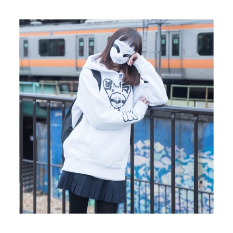 【少年コンピューター】アルマパーカー【TOKIYA】White S