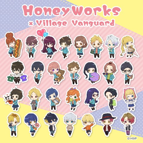 HoneyWorks】アクリルキーホルダー 白波渚 / vvstore