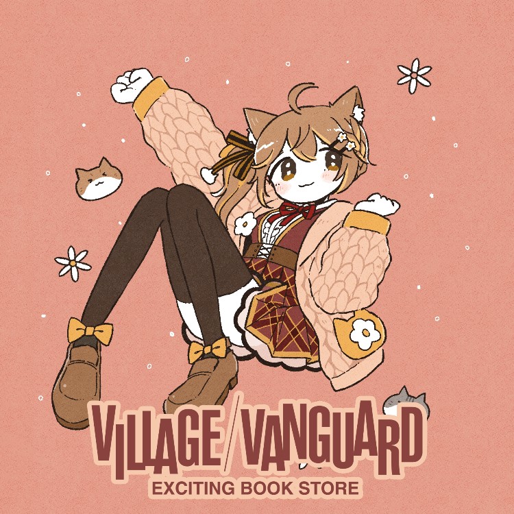 バイリンガルVTuber「杏仁ミル」× ヴィレッジヴァンガードの限定コラボグッズが発売開始！