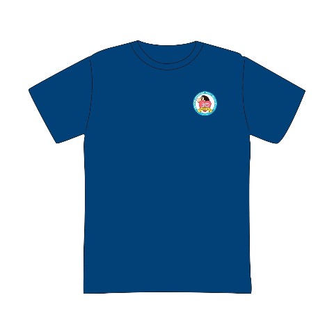 【クレヨンしんちゃん】Tシャツ(30周年ロゴ/ネイビー)Lサイズ