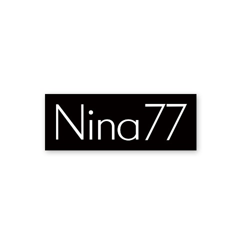 【Nina77】ステッカー BK