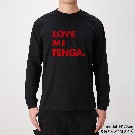 【TENGA】LOVE ME TENGA 長袖Tシャツ/ブラック（Sサイズ）