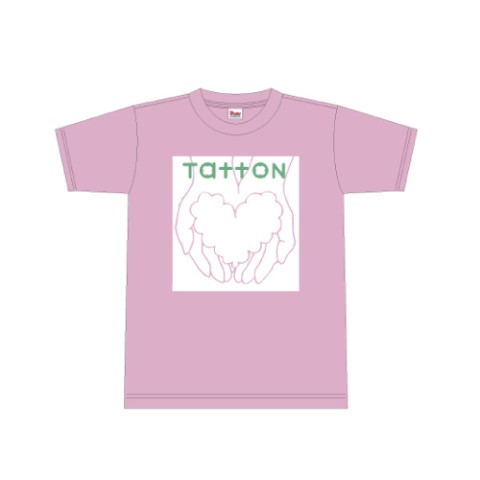 【tatton】松下奈緒デザイン Tシャツ（ピンク）（Lサイズ）