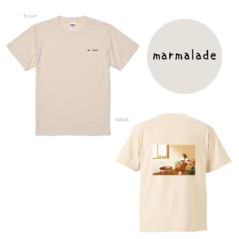 【近藤真由】マーマレード記念Tシャツ（ナチュラル）XLサイズ