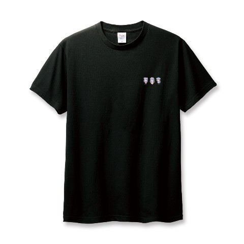 【らむちゃんねる】Tシャツ BK  XL