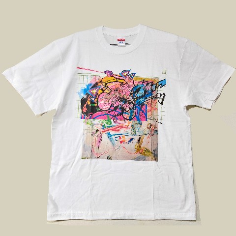 【ショウジョノトモ】2022-06 NEW Tシャツ YES!(John and Yoko’s Machine)(Lサイズ)